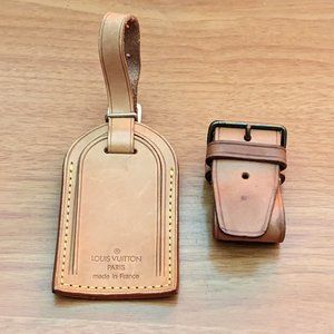 Louis Vuitton Luggage Tag w/ Poignet #4***